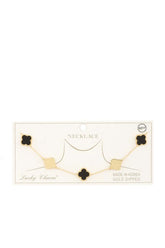 Stylish Metal Clover Shape Necklace | Made in Korea, Necklaces, $ 39.95, A Moment Of Now™